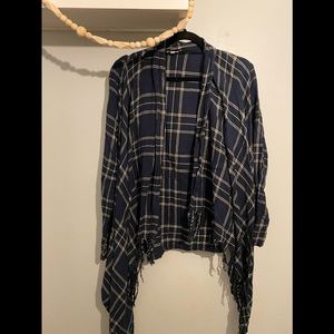 Navy/white kimono cardigan
